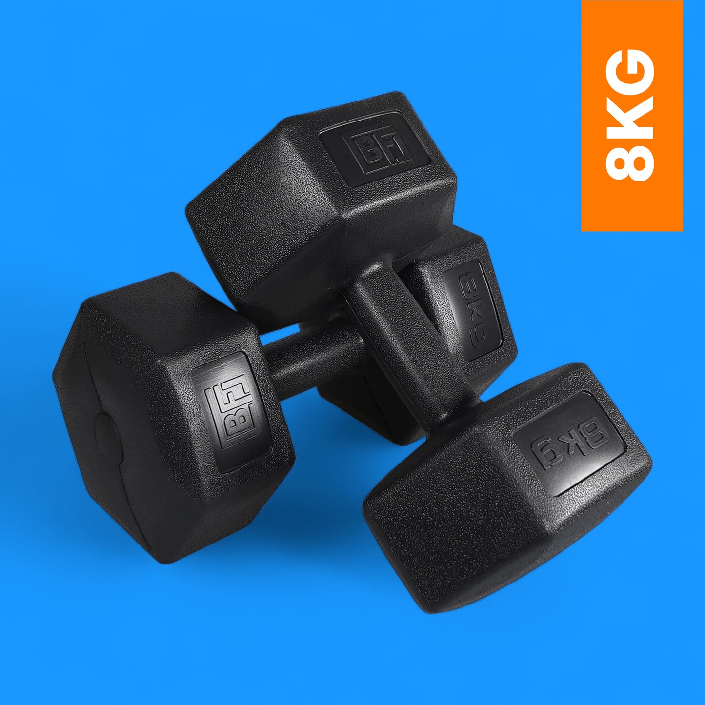 Bestfor 8kg Vinyl Coated Dumbbell (Pair)