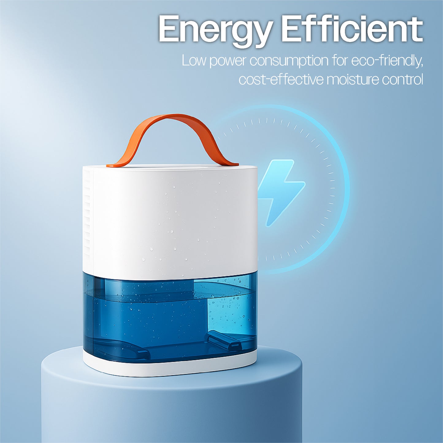 Prem-i-air 240ml Mini Dehumidifier – Quiet Portable Dehumidifier for Bedroom & Home
