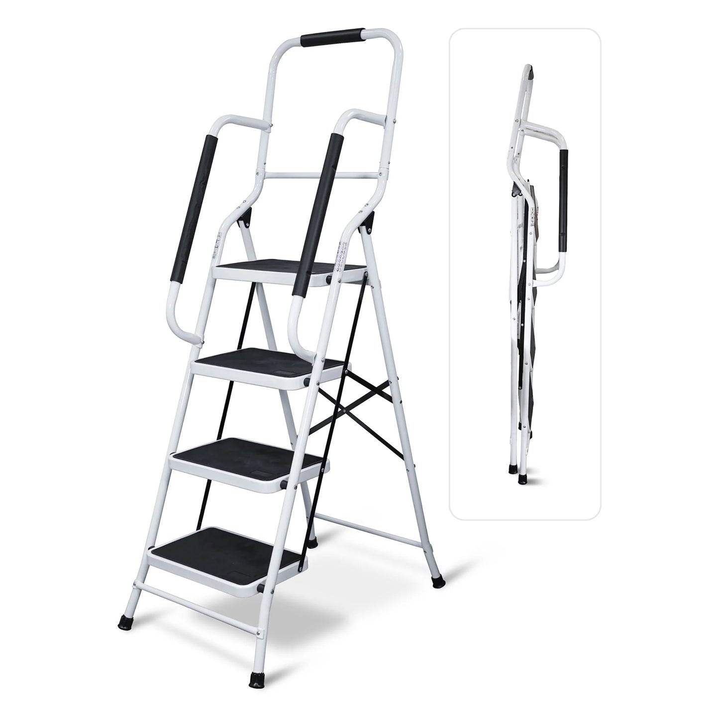 4 Step Ladder with Handrails