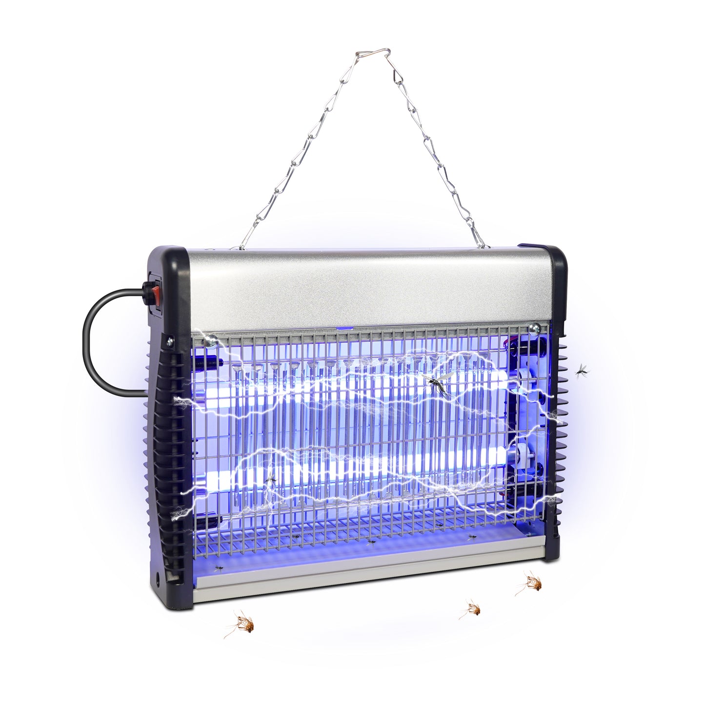 Prem-i-air Electronic Fly Insect Killer with 2 x 4.5W LED T5 Tubes With Hanging Chain for Areas Up To 50m2