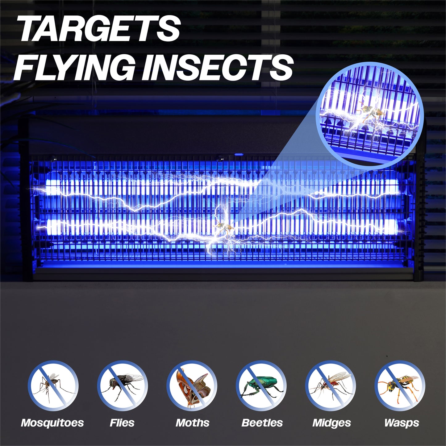 Prem-I-air Electronic Fly Insect Killer Twin Tube 16W