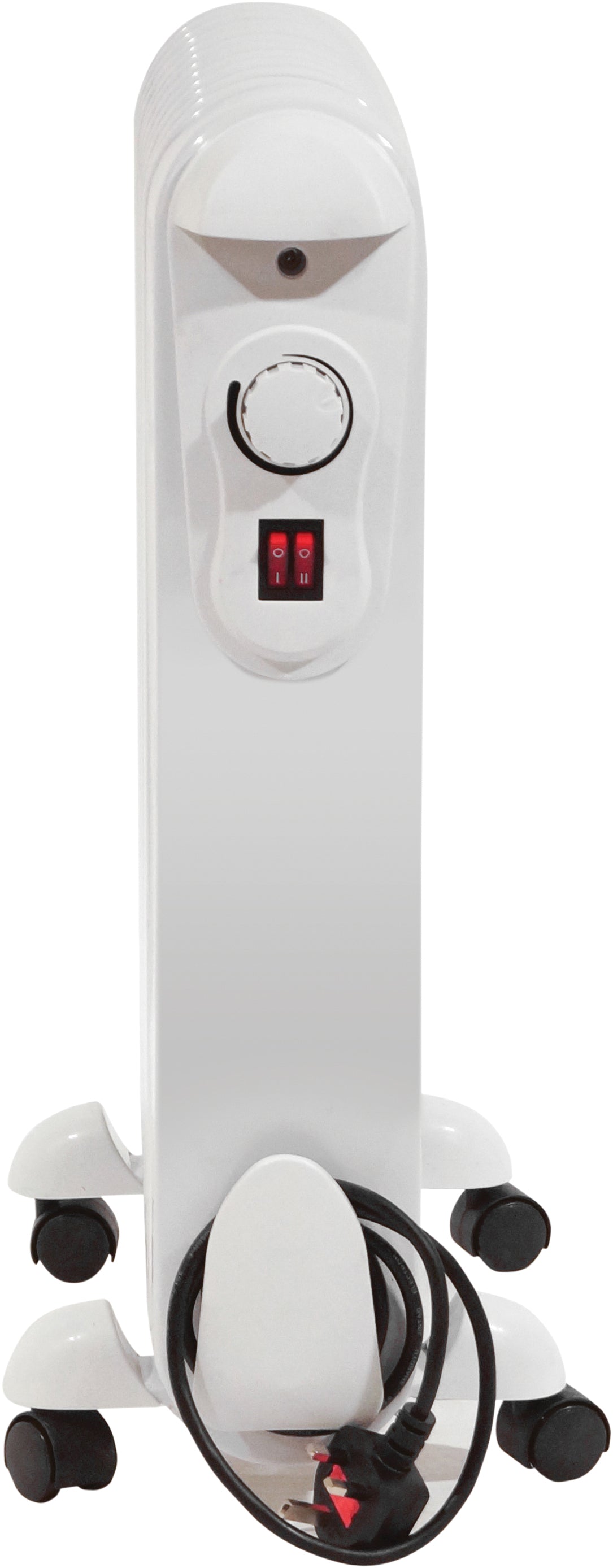 Prem-I-Air 2kW 9‑Fin Oil Filled Radiator – Portable Electric Heater with Thermostat, 3 Heat Settings & Safety Cut‑Out