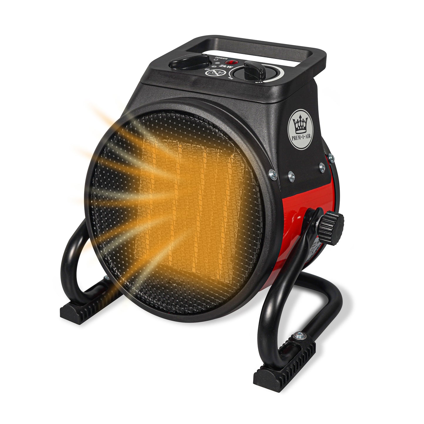 Prem‑I‑Air 2kW PTC Fan Heater – Portable Fast‑Heat Ceramic Room Heater with Adjustable Thermostat