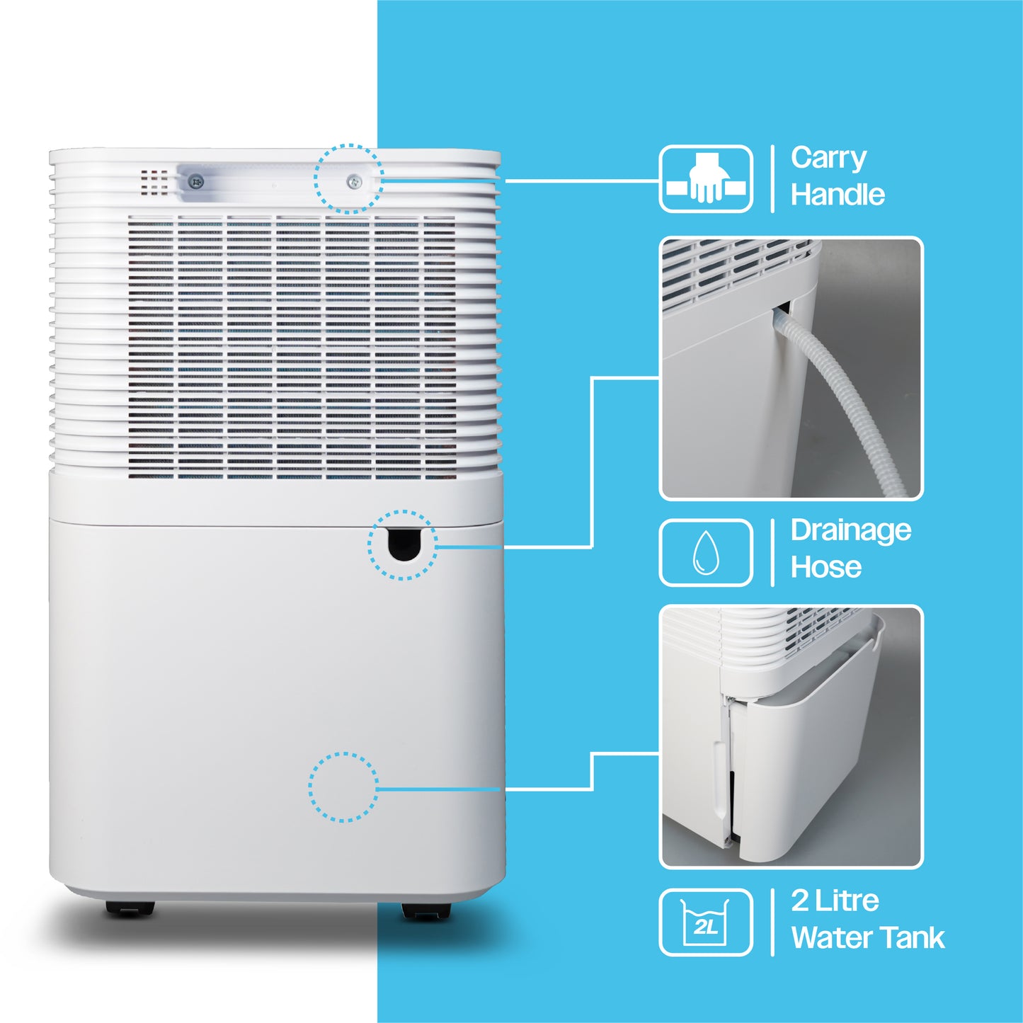 Prem-I-Air 10L Compressor Dehumidifier