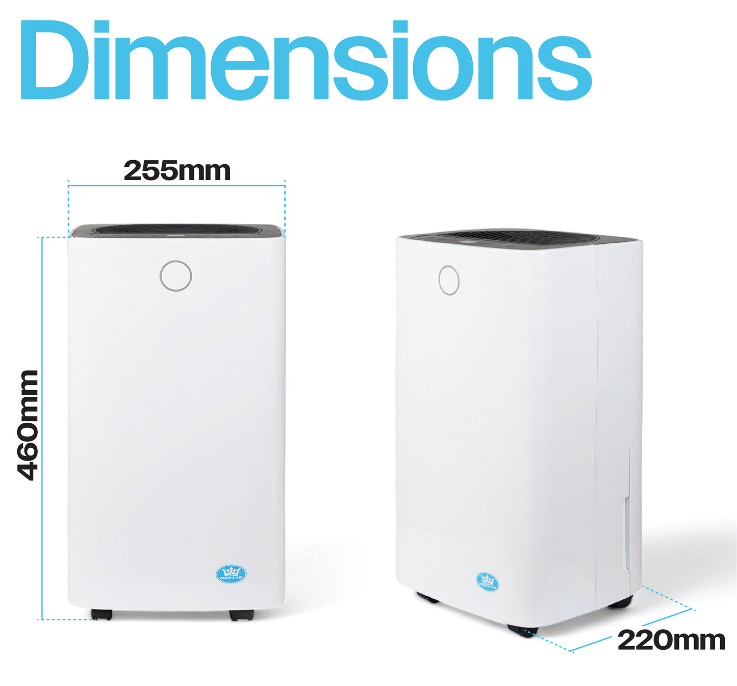 Prem-I-Air 12L Compressor Dehumidifier