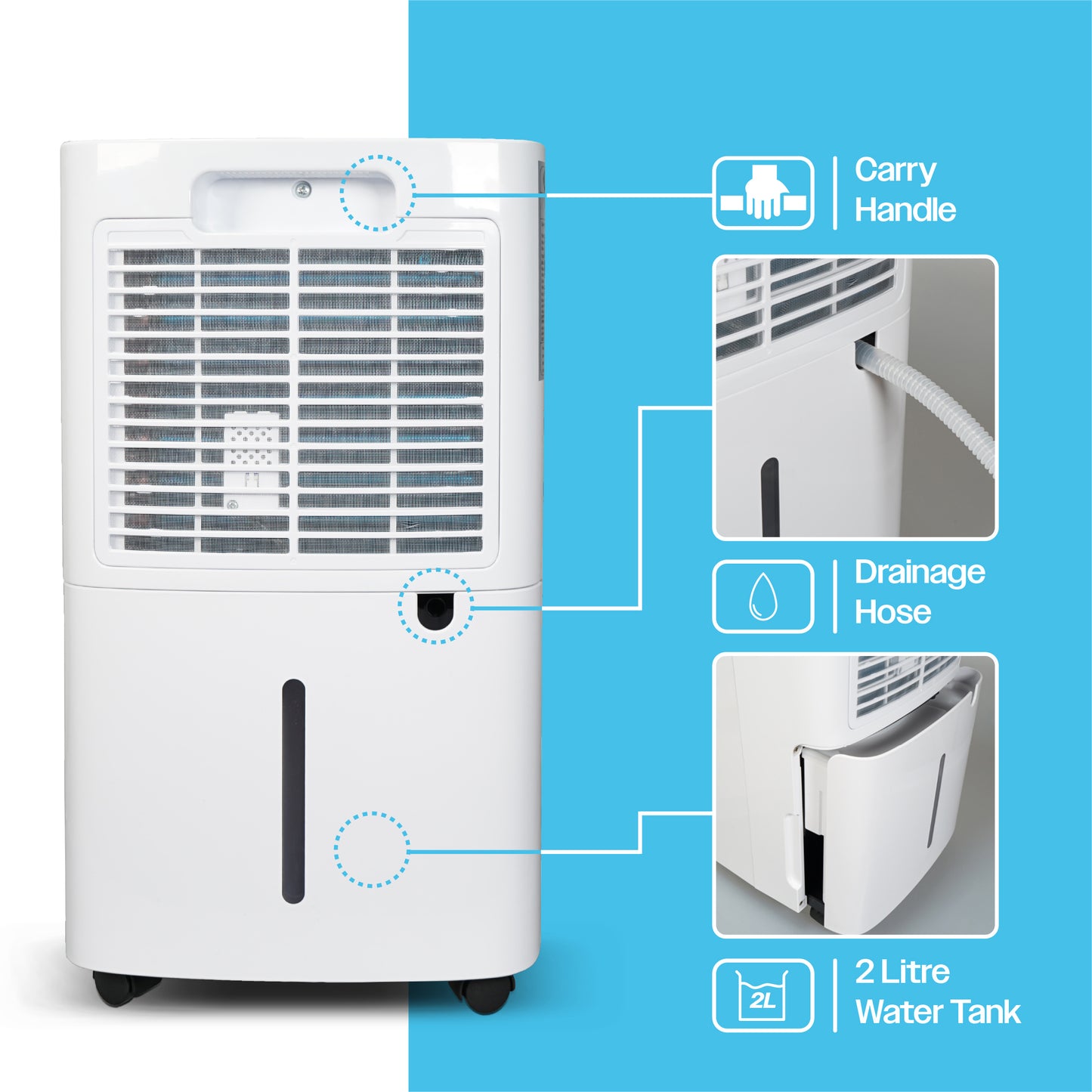 Prem-I-Air 12L Compressor Dehumidifier