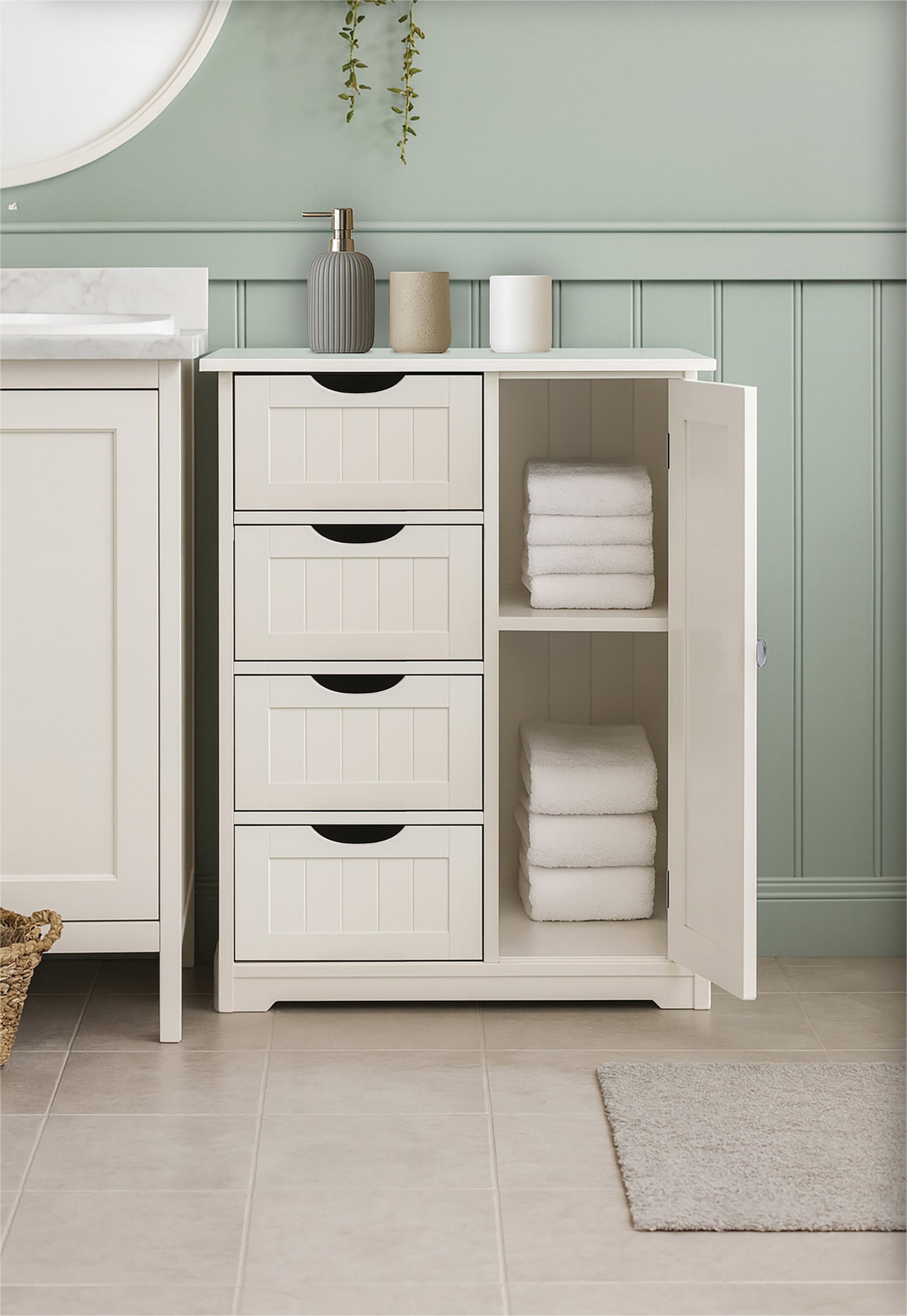 St Helens Home and Garden Freestanding Bathroom Cabinet