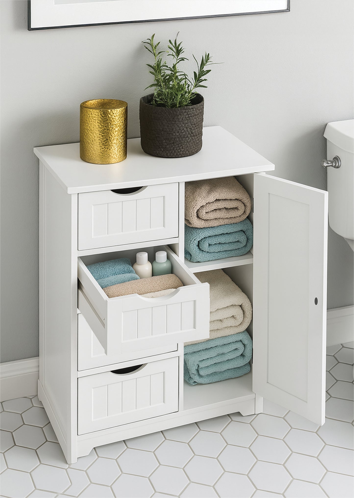 St Helens Home and Garden Freestanding Bathroom Cabinet
