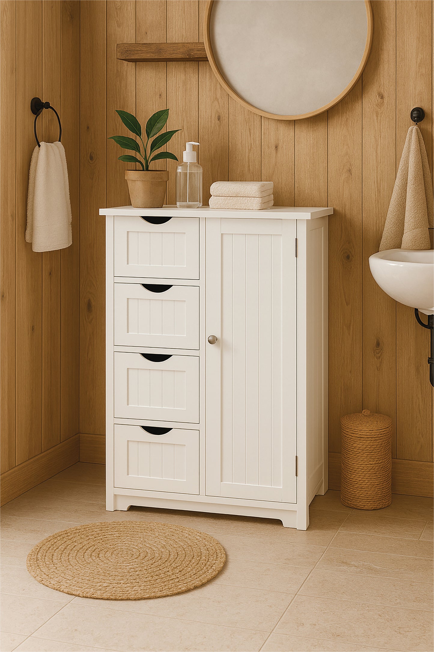 St Helens Home and Garden Freestanding Bathroom Cabinet