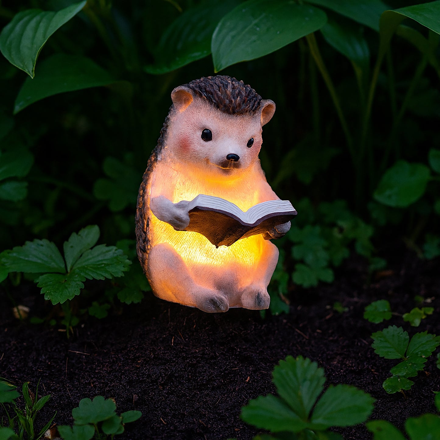 LED Solar Powered Hedgehog Garden Stake Light