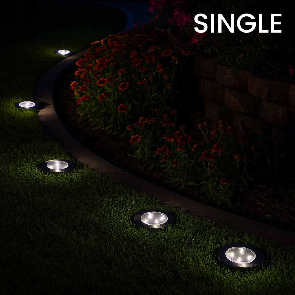 Solar Powered Buried Ground Light