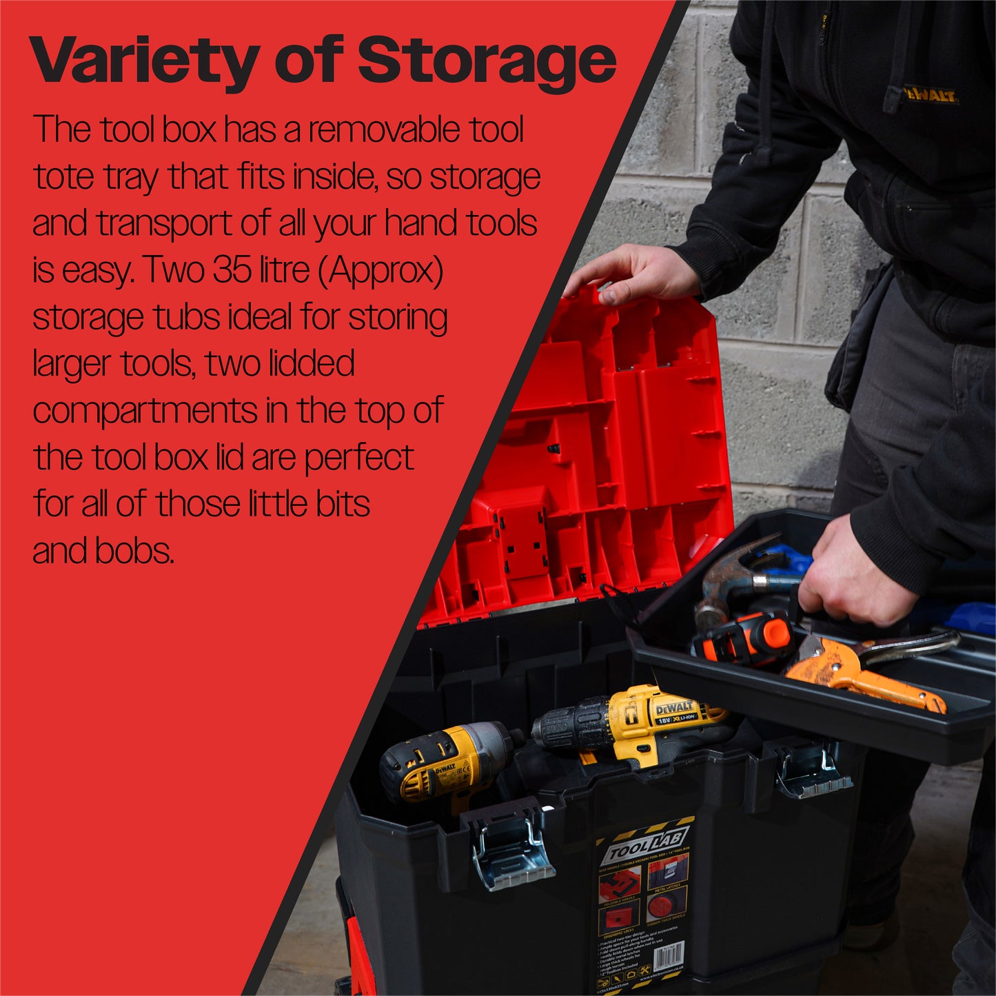 Tool Lab Mobile (Double-Decker) Tool Box