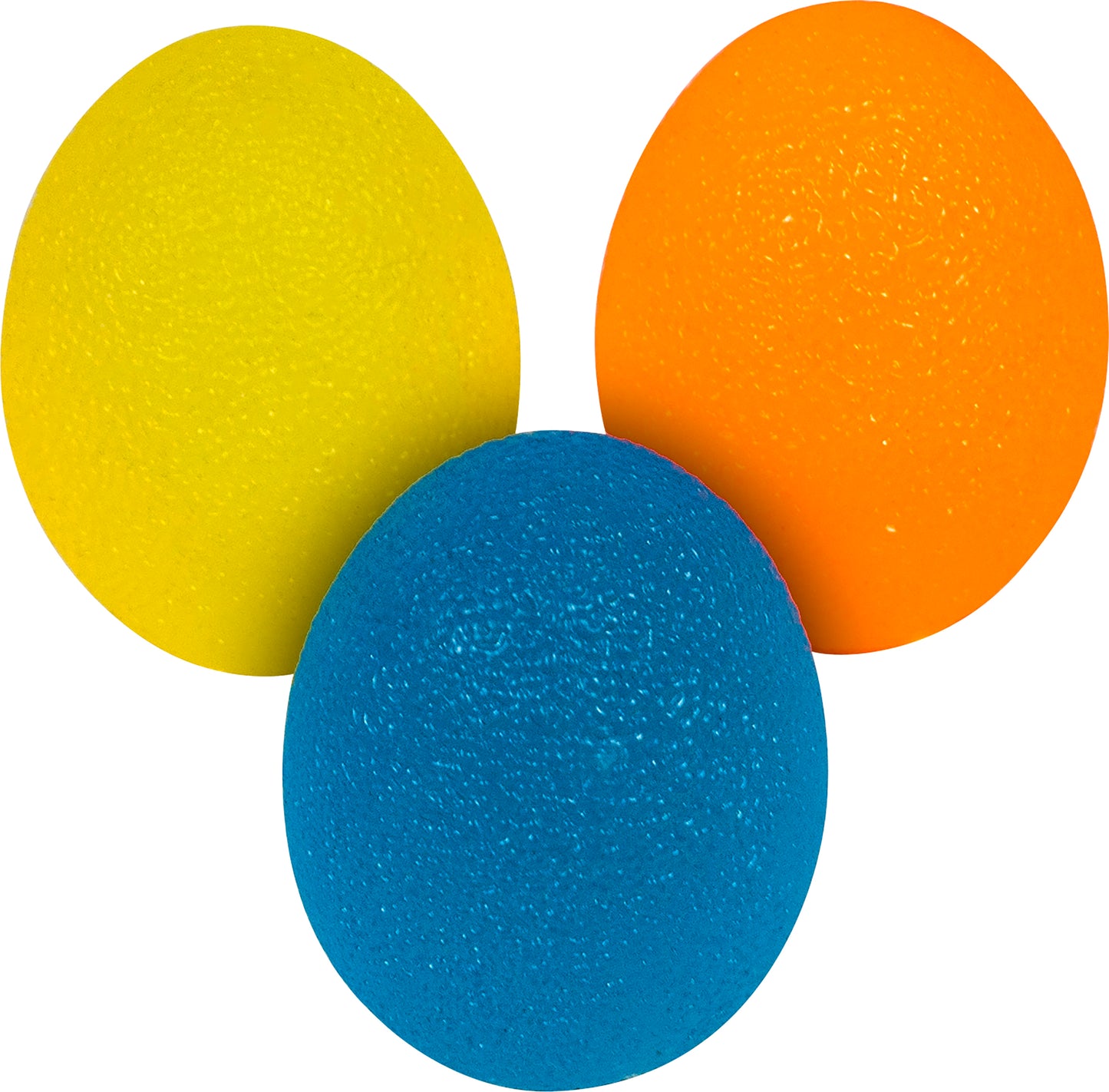 Hand Exercise Stress Relief Balls Oval Shape (Pack of 3)