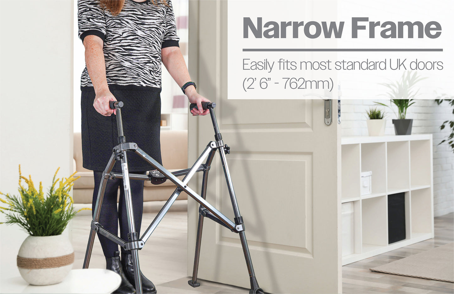 Aidapt Wheeled Folding Walking Frame