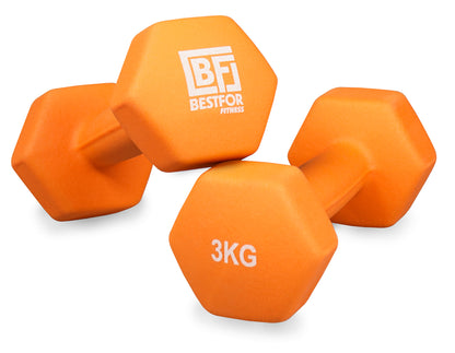 Neoprene Dumbbell Set - 3kgs