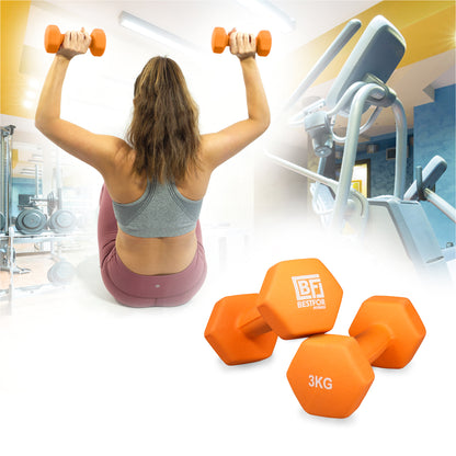 Neoprene Dumbbell Set - 3kgs