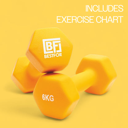 Neoprene Dumbbell Set - 6kgs