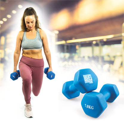 Neoprene Dumbbell Set - 7kgs