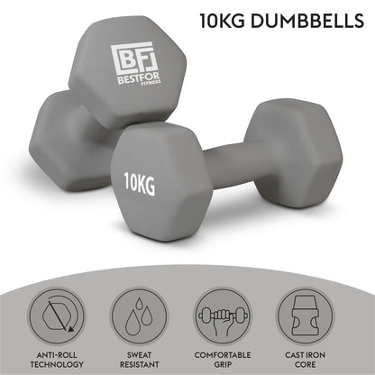 Neoprene Dumbbell Set - 10kgs