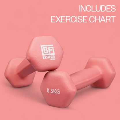 Neoprene Dumbbell Set - 0.5kgs