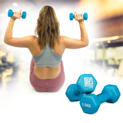 Neoprene Dumbbell Set - 1.5kgs