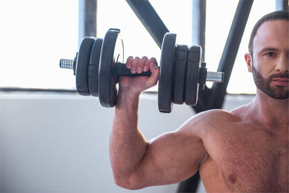 25kg Adjustable Dumbbells Weight Lifting Training Set