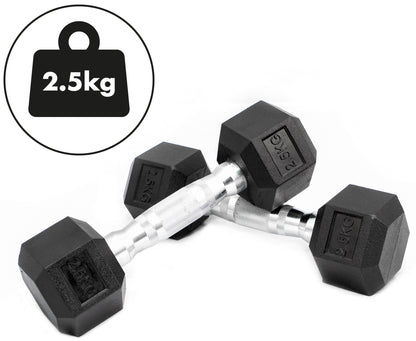Hex Dumbbell Set - 2.5kgs