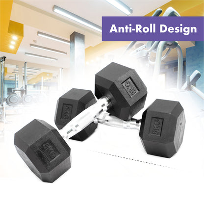 Hex Dumbbell Set - 5kgs