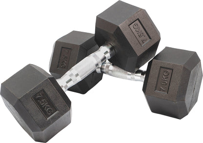Hex Dumbbell Set - 7.5kgs