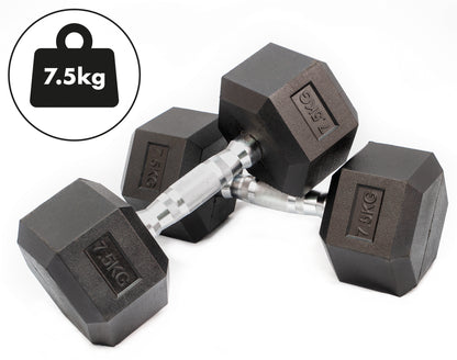 Hex Dumbbell Set - 7.5kgs