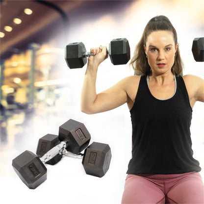 Hex Dumbbell Set - 7.5kgs