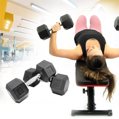 Hex Dumbbell Set - 10kgs