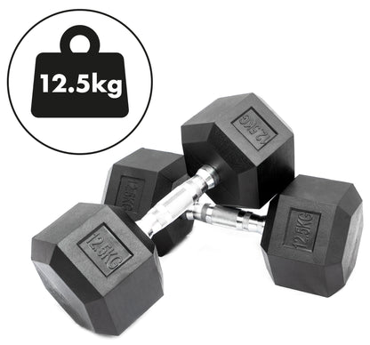 Hex Dumbbell Set - 12.5kgs