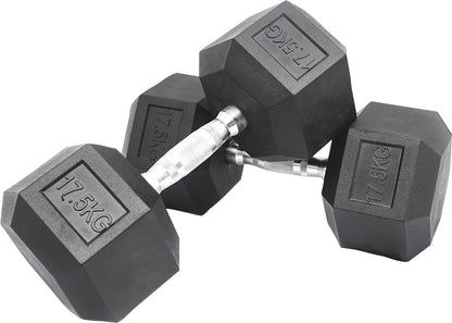 Hex Dumbbell Set - 17.5kgs