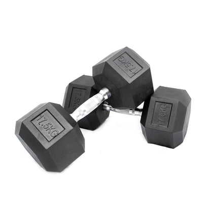 Hex Dumbbell Set - 17.5kgs