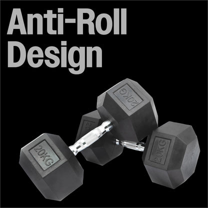 Hex Dumbbell Set - 20kgs