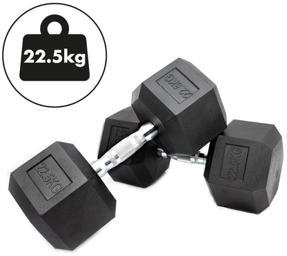 Hex Dumbbell Set - 22.5kgs