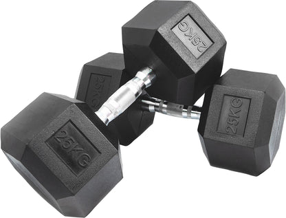 Hex Dumbbell Set- 25kgs