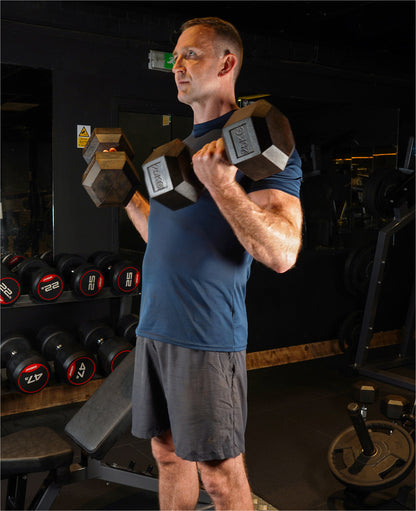 Hex Dumbbell Set- 25kgs
