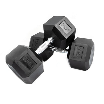 Hex Dumbbell Set- 25kgs