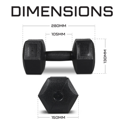 Bestfor 4kg Vinyl Coated Dumbbell (Pair)