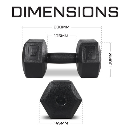 Bestfor 5kg Vinyl Coated Dumbbell (Pair)