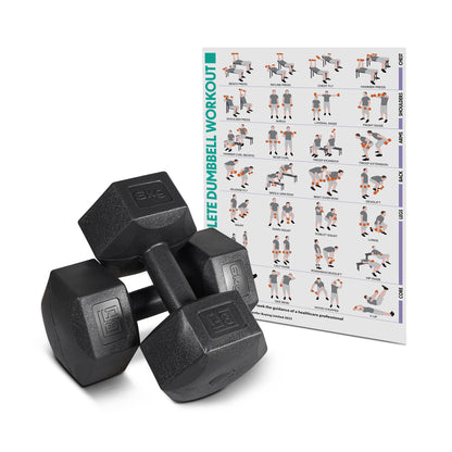 Bestfor 6kg Vinyl Coated Dumbbell (Pair)