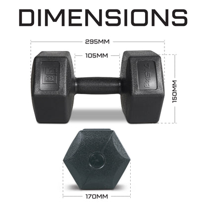 Bestfor 7.5kg Vinyl Coated Dumbbell (Pair)