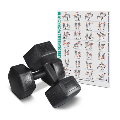 Bestfor 7.5kg Vinyl Coated Dumbbell (Pair)