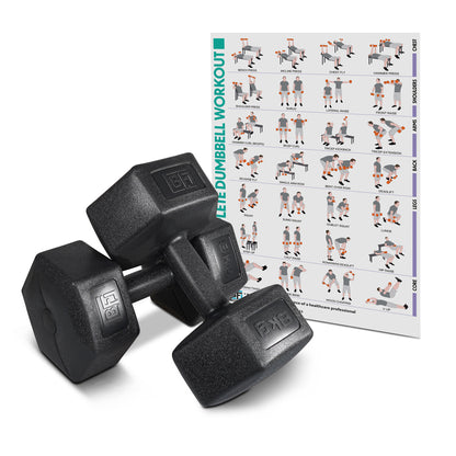 Bestfor 8kg Vinyl Coated Dumbbell (Pair)