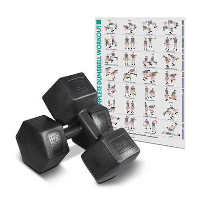 Bestfor 10kg Vinyl Coated Dumbbell (Pair)