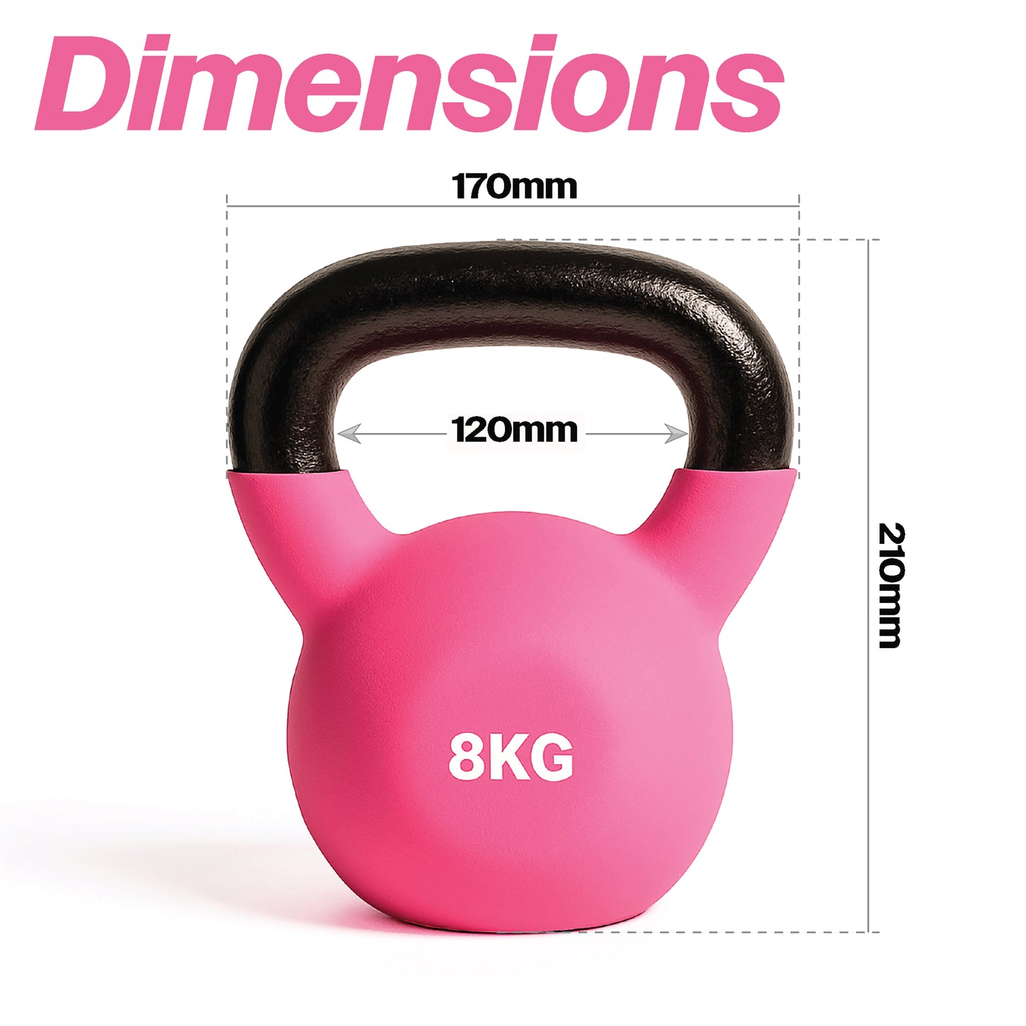 Neoprene Kettlebell - 8kgs