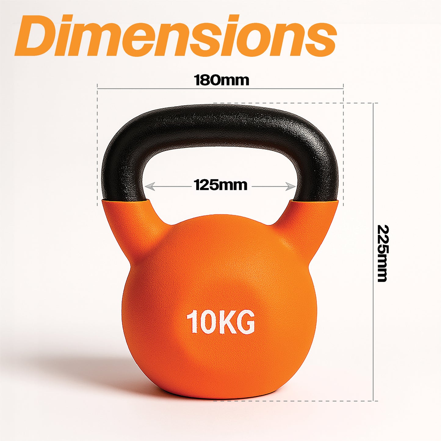 Neoprene Kettlebell -10kgs