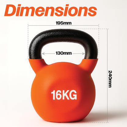 Neoprene Kettlebell - 16kgs